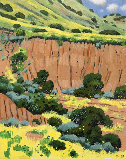 LANDSCAPE - oil painting by the Venice painter, Curtis Hoekzema.