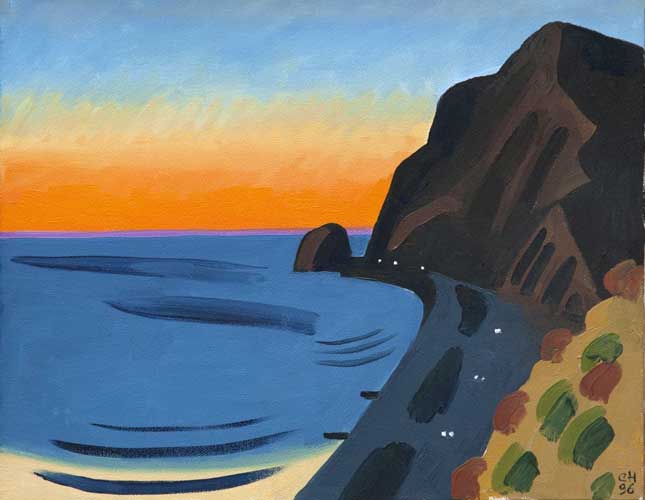 LANDSCAPE - oil painting by the Venice painter, Curtis Hoekzema.